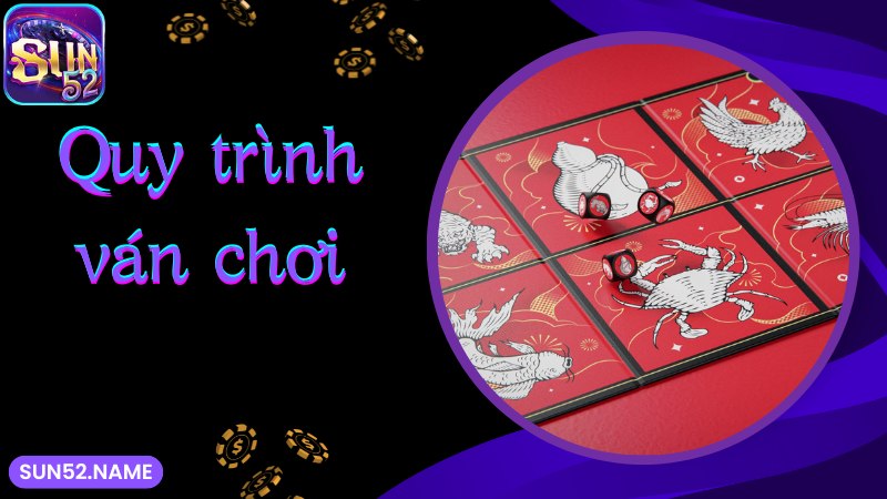 Bầu cua Sun52 là gì? Cách chơi chuẩn 100% theo chuyên gia 3 Quy trình tiến hành ván chơi Bầu cua Sun52 tiêu chuẩn