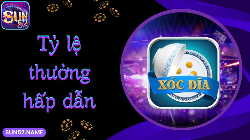 Xóc đĩa Sun52: Game giải trí thịnh hành hàng đầu 2025 5 Xóc đĩa Sun52 áp dụng mức thưởng cực hấp dẫn